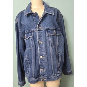 Men's Vintage Wrangler Blue Denim Hero Jacket Size XL